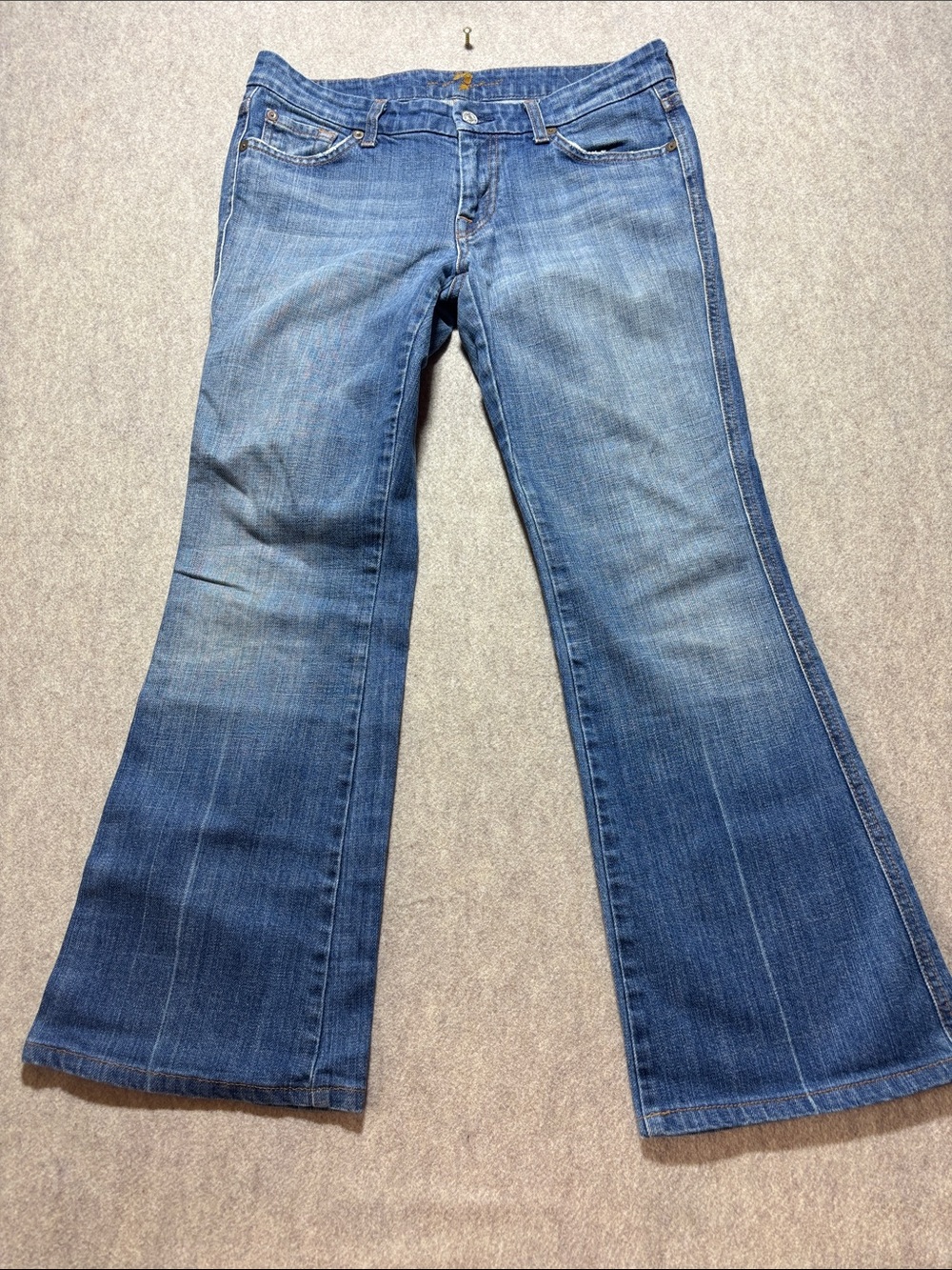 Vintage y2k Seven For All Mankind Women’s Bootcut Low Rise Jeans 29 USA (19)